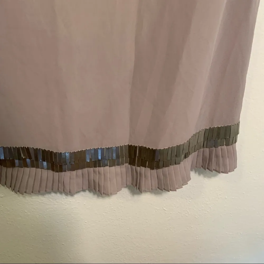 Ted Baker Metal Embellished Dress Light Grey - Image 6