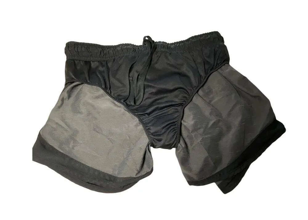 Nike Womens Dri-Fit Tempo Running Shorts Black Gray 831558  Size Large Lined - Image 10