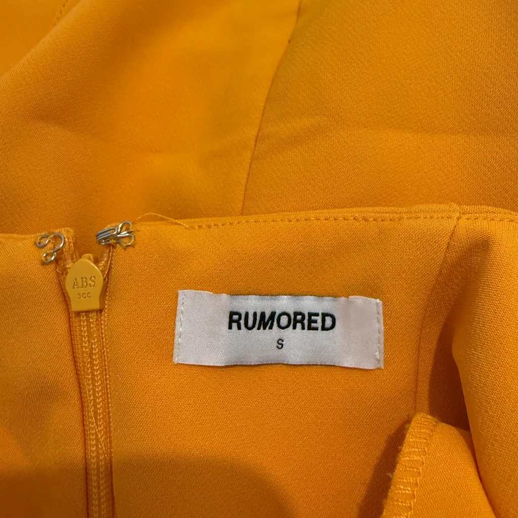 Rumored Twiggy Cutout Mini Dress Orange - Image 3