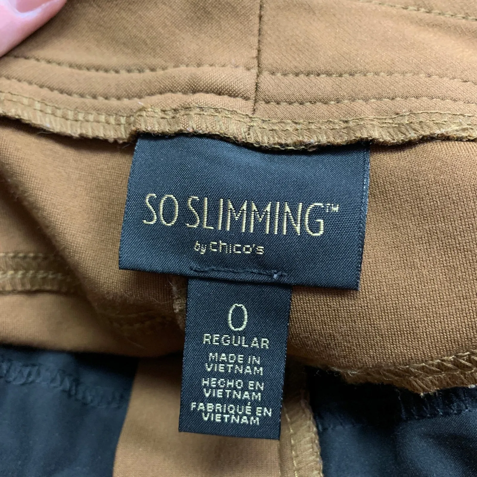 Chicos So Slimming Women Pants Size 4 Brown Career Stretch Trousers Ankle Skinny - Image 6