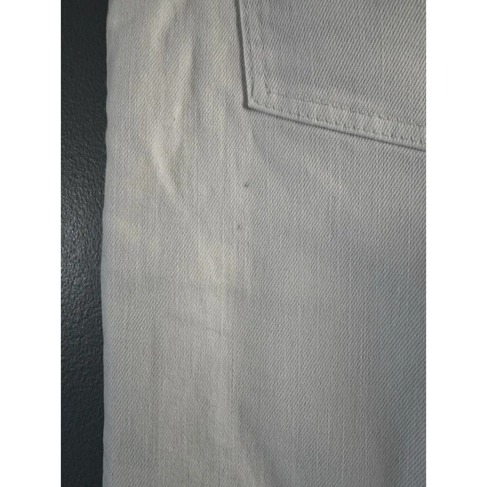 NWT Madewell Pure White Wide Leg Crop Denim High Rise Jeans Women’s Size 31 - Image 7