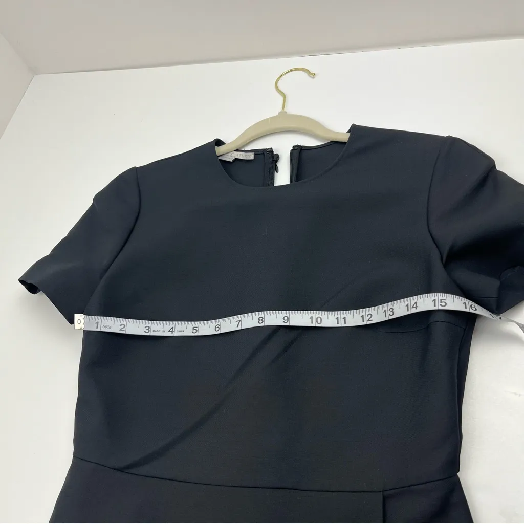 STELLA MCCARTNEY Dariana Wool Blend‎ A Line Dress Womens Size 36 US Size 2 *FLAW - Image 8