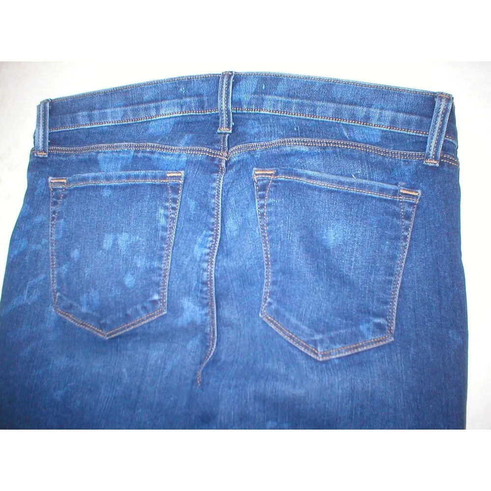 New Designer J Brand Jeans Womens 29 Dark Crop Capri 835 Mid Rise - Image 4