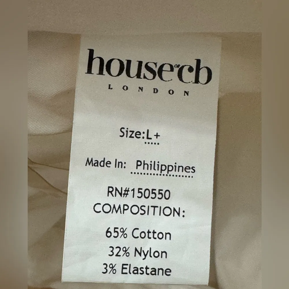 House of CB Poppy White Cotton Corset Top - Image 7