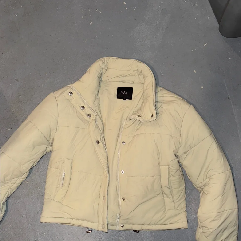 Rails light Gren Cream Quilted medium Jacket - Image 4