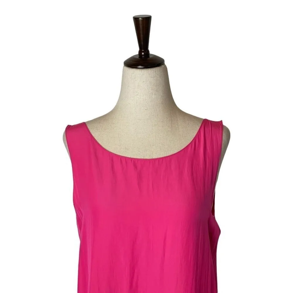 Ramy Brook Pink Sleeveless River Open Back‎ Blouse Size S - Image 5