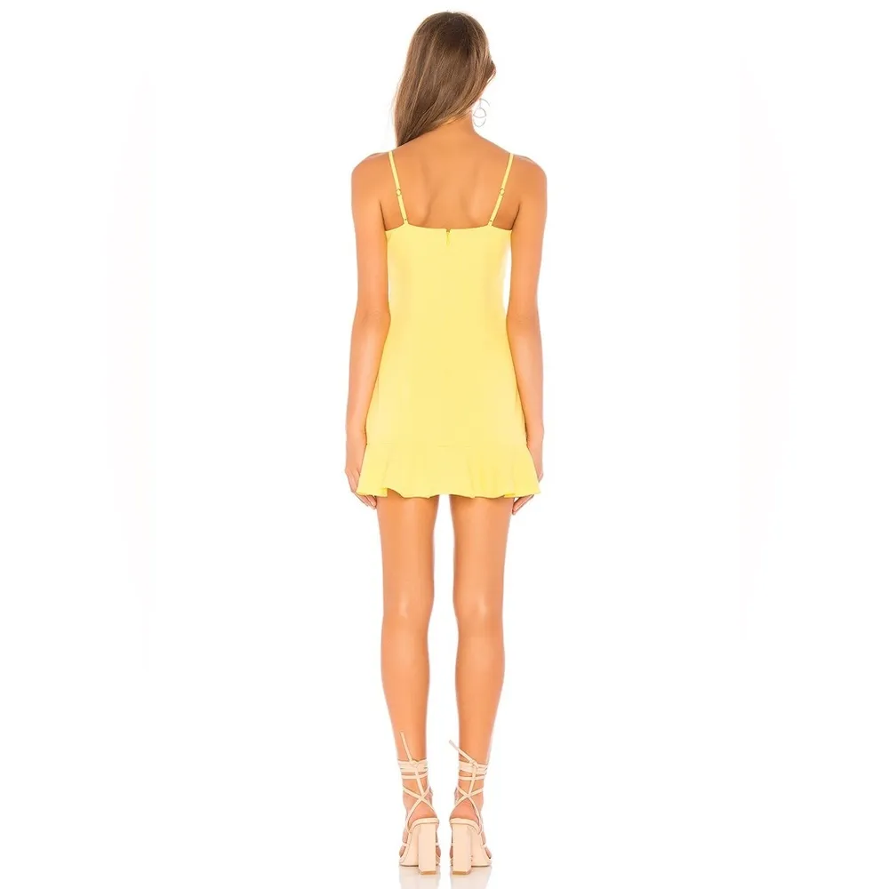 Lovers and Friends Teddy Mini Dress Yellow - Image 2