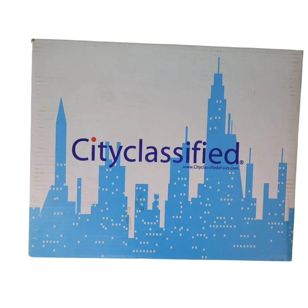 City Classified Women's Leopard Print Block Heel Floral Embroidered Sandals Brown Size 7.5 - Image 6