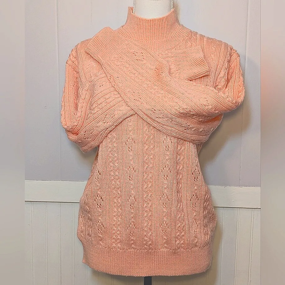 Northern Isles Vintage Sweater Pink Size Medium Size L - Image 3