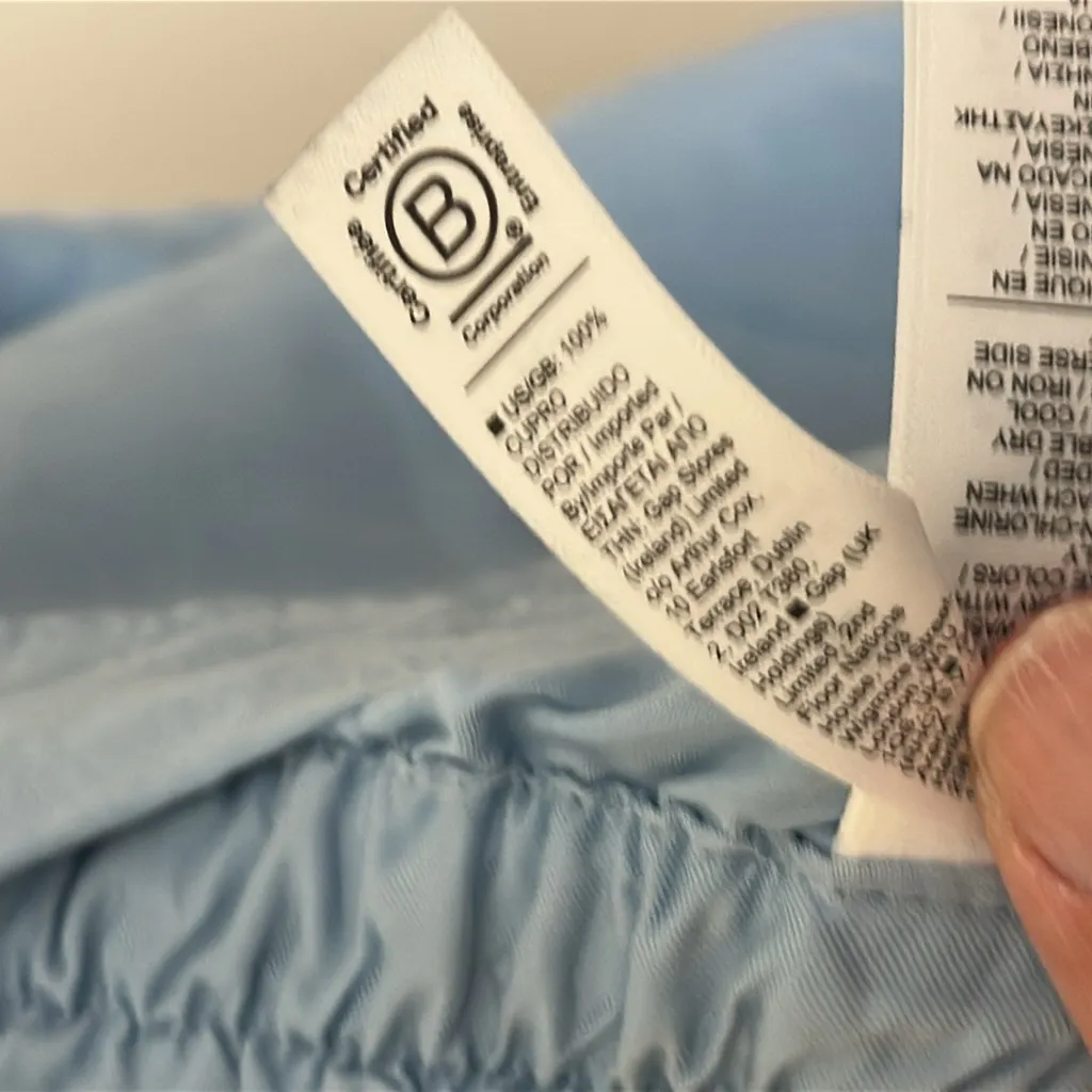 Athleta Womens Calm Cool Short in Baby Blue Lightweight‎ Relaxed Fit Size 3X - Image 6