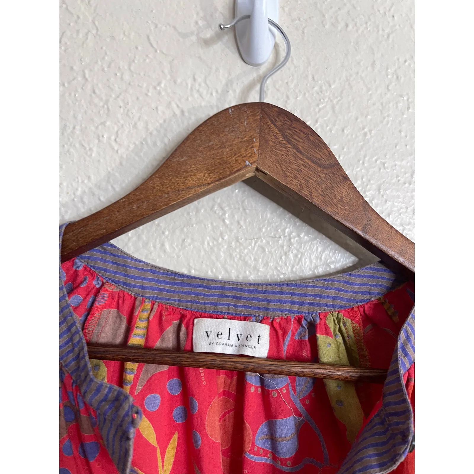 Velvet by Graham & Spencer Tullia Top in Red Womans Medium - Image 5