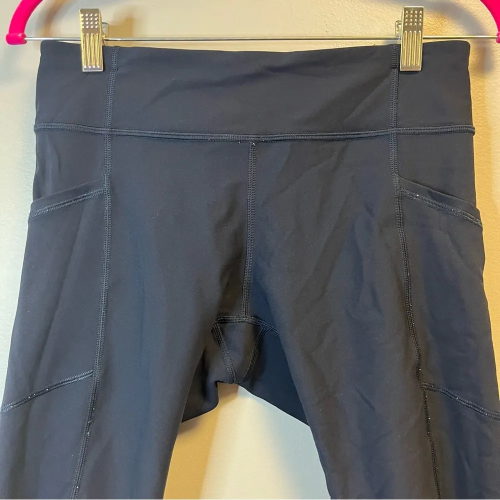Lululemon Tight Stuff Tight II *25" in Midnight Navy Sz 8 GUC (Pilling) Workout - Image 10