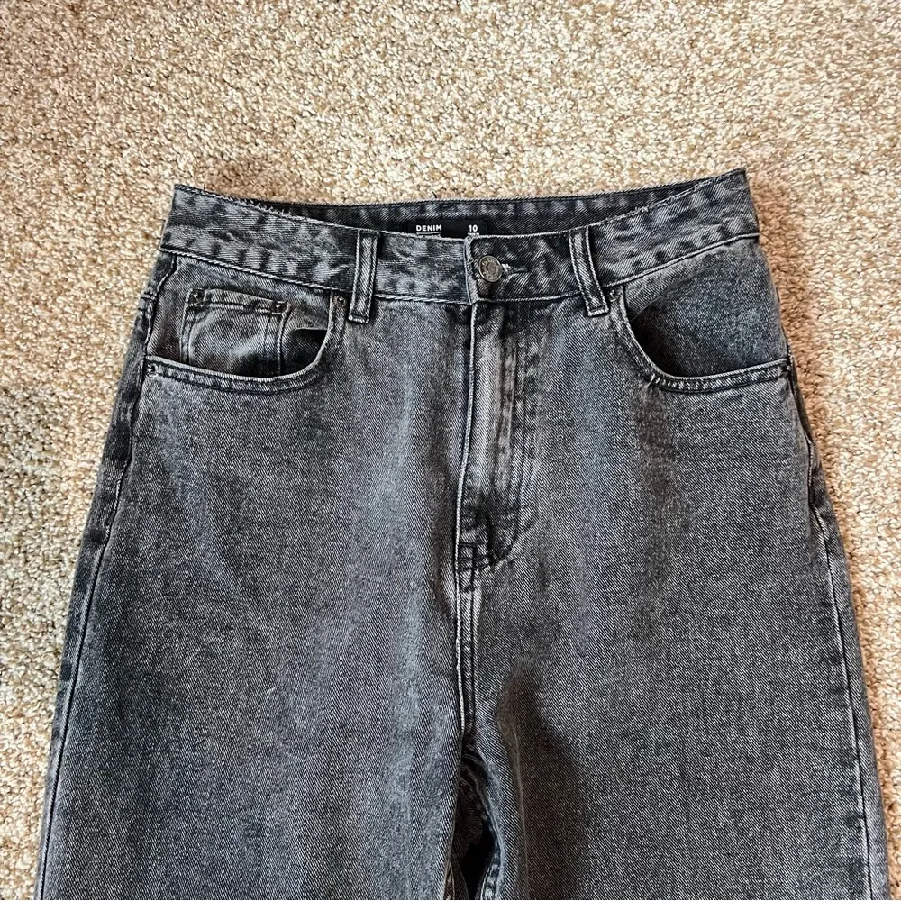 Glassons High Rise Grey Wide Leg Jeans Size 6 (US) - Image 3