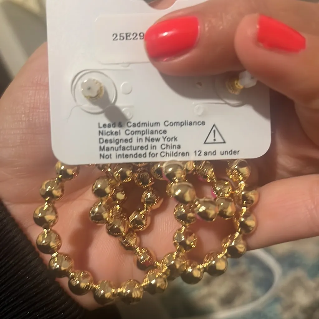 NWT fashion earring Pink - Image 4