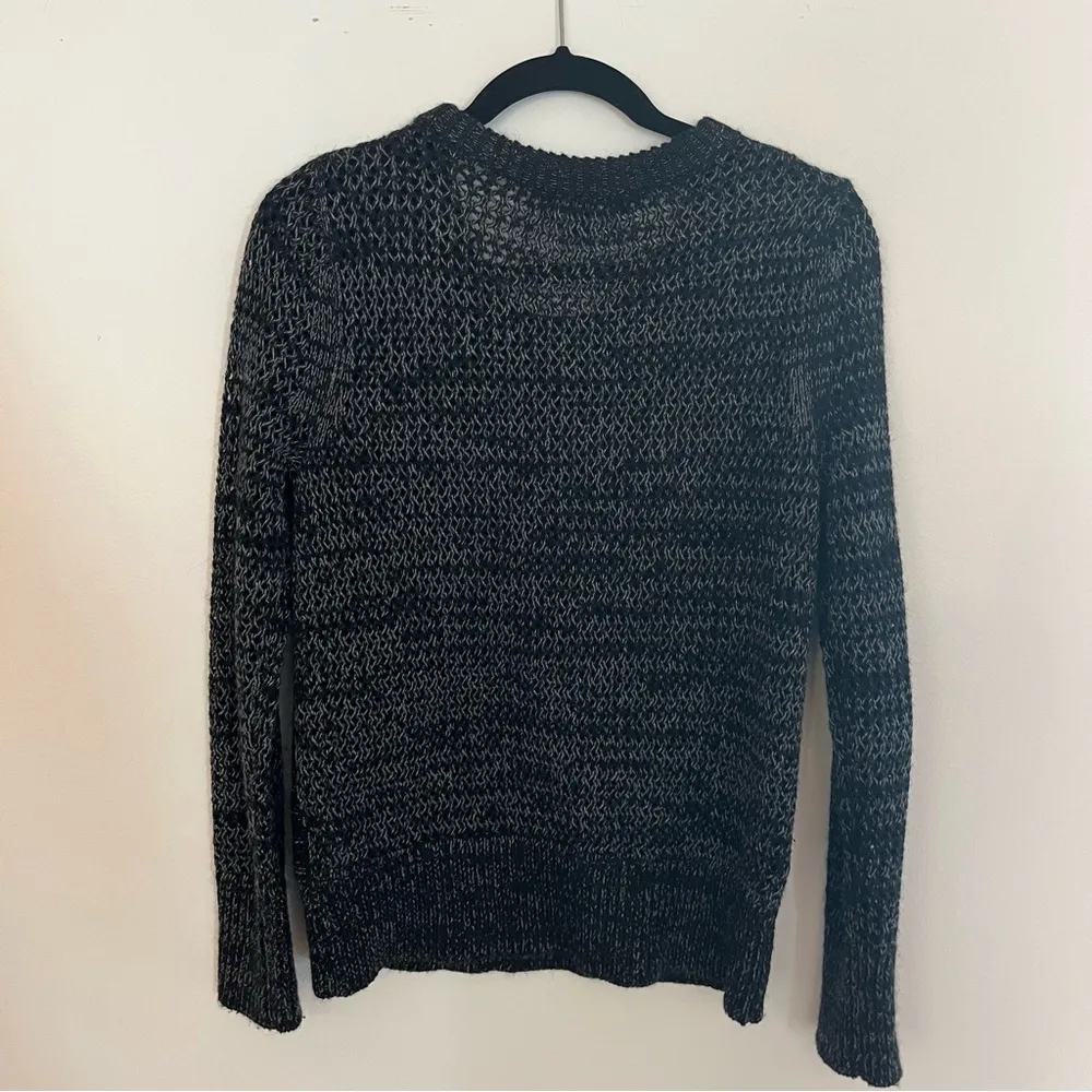 Banana Republic Fringe Crewneck Wool/Alpaca Blend Knit Sweater - Image 8
