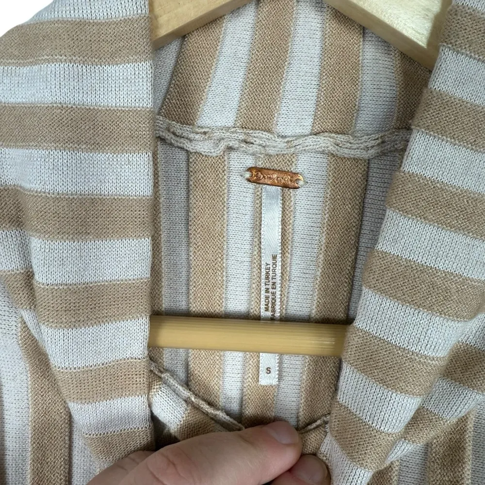 Free People Women’s Mad Chill Mock Neck Balloon Sleeve Pullover Ivory Size S - Image 6