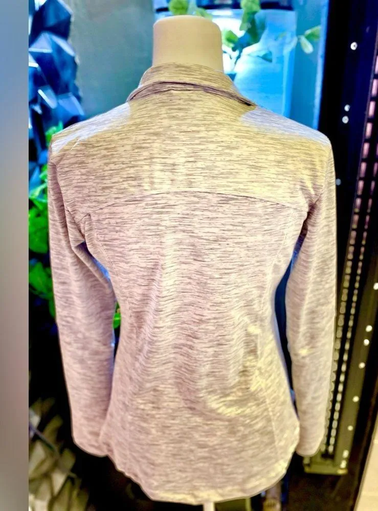 NWOT Women’s Track Jacket Size:S Grey & White Long Sleeves Gray - Image 5