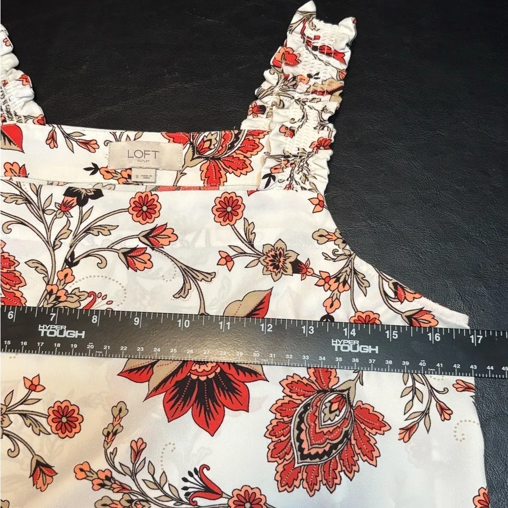 LOFT Red Boxy Tank Top with Relaxed Fit - Image 8