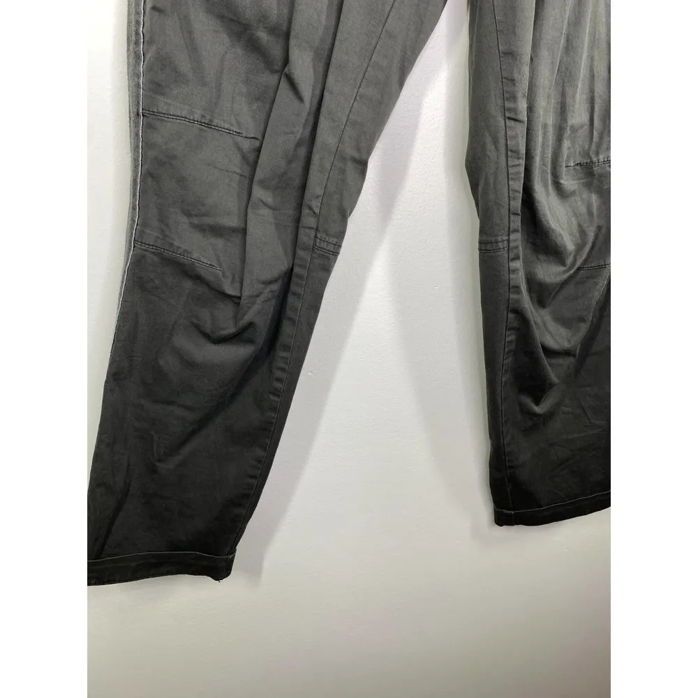 Lucky Brand The Cargo Green Cotton Blend Relaxed Utility Pants Women's Size 2 - Image 3