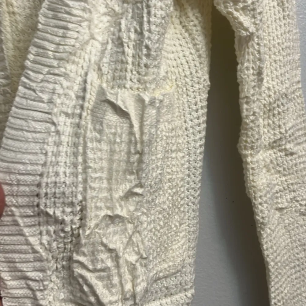 Pendleton style  Women's open Cream Sweater cardigan - Image 5