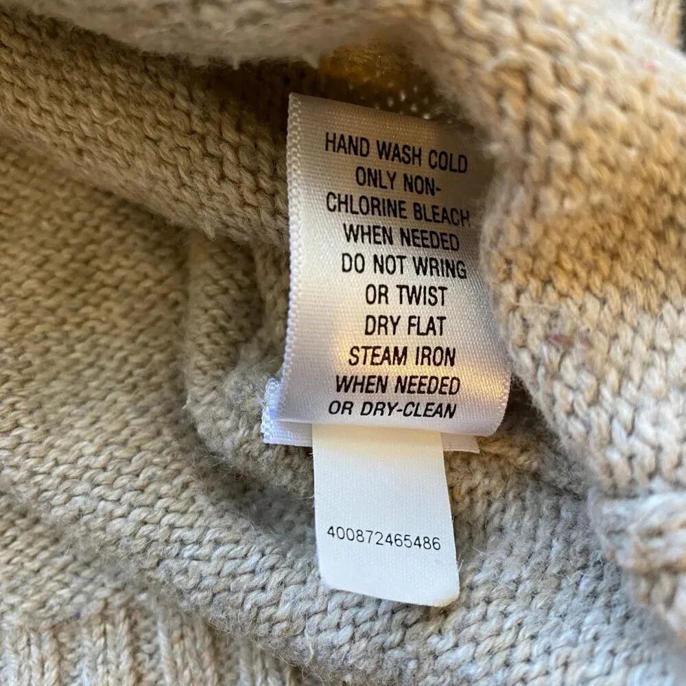 Vtg Croft & Barrow Ice Skating Christmas Wool Angora Full Zip Sweater Women's L - Image 15