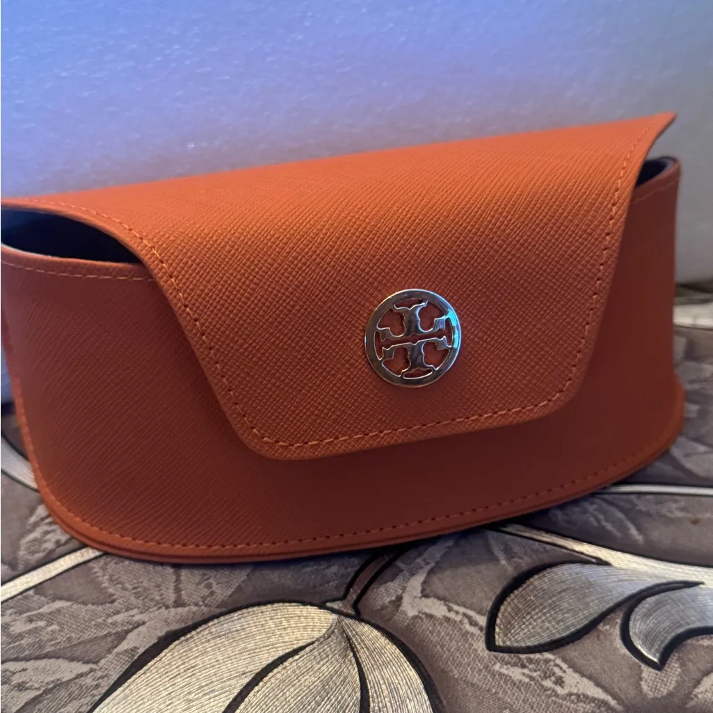 Tory Burch Burnt Orange Clutch - Image 2