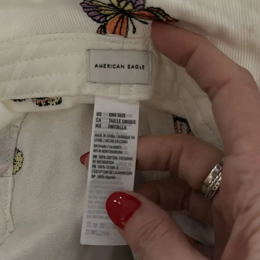 American eagle embroidered butterfly bucket hat - Image 6