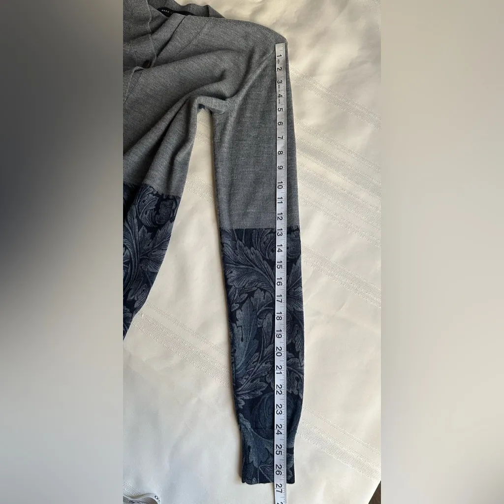 Marc By Marc Jacobs Heather Gray and Deep Blue Cardigan - Image 11