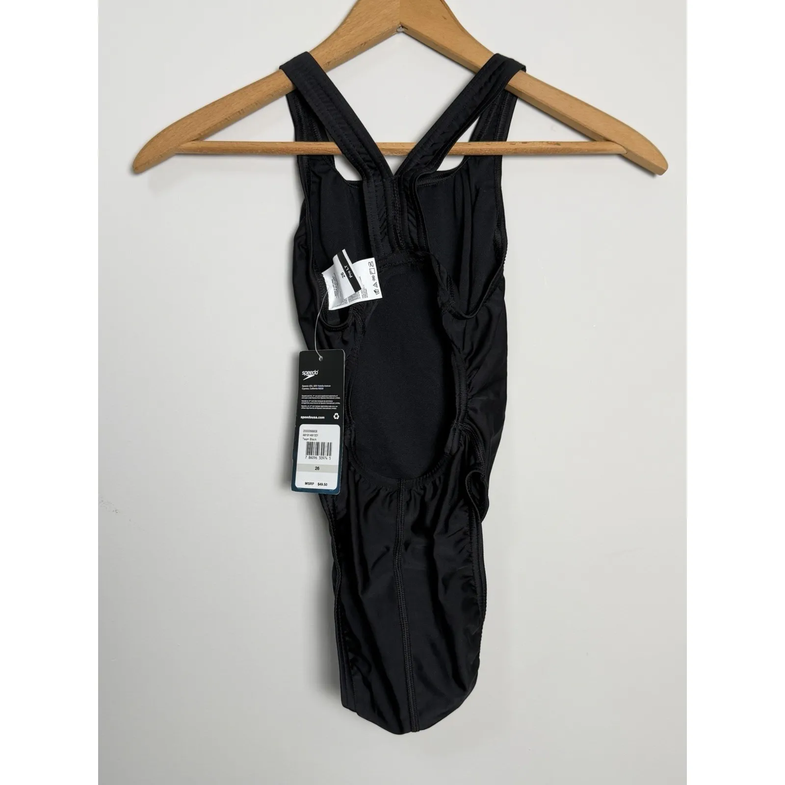 Speedo 8191481‎ Women's Pro LT Athletic Competition 1 Piece Swimsuit Size 26 - Image 3