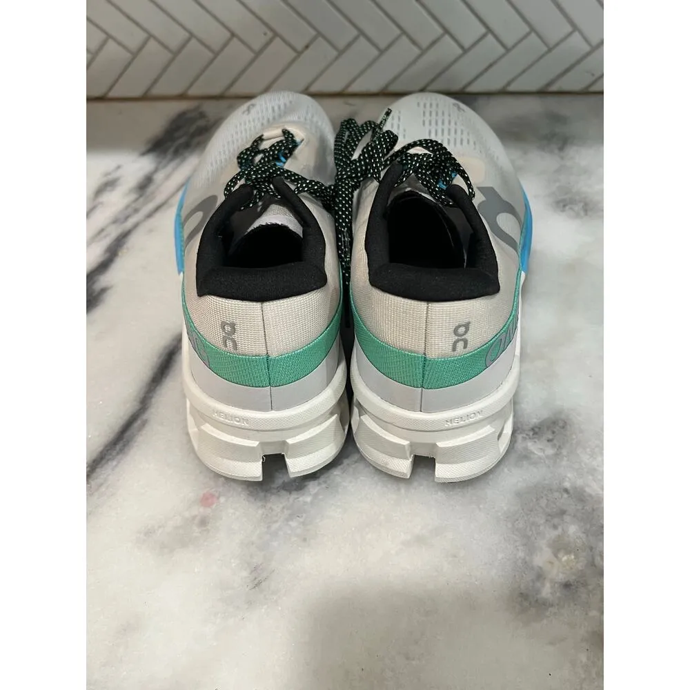 On Cloudstratus Women’s Running Shoes Size 9.5 White Blue Teal Lightweight - Image 4