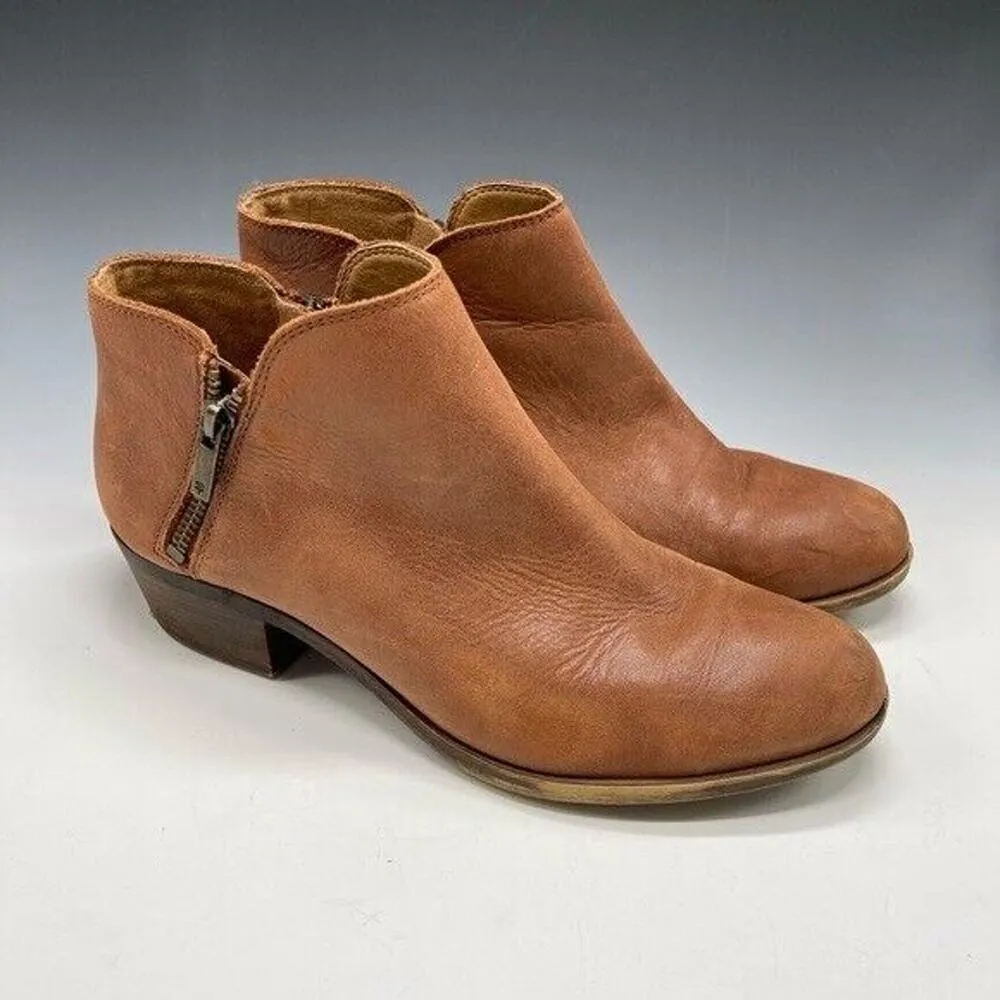 Lucky Brand‎ 8.5 LP-Burklee Brown Booties Leather 39 - Image 4