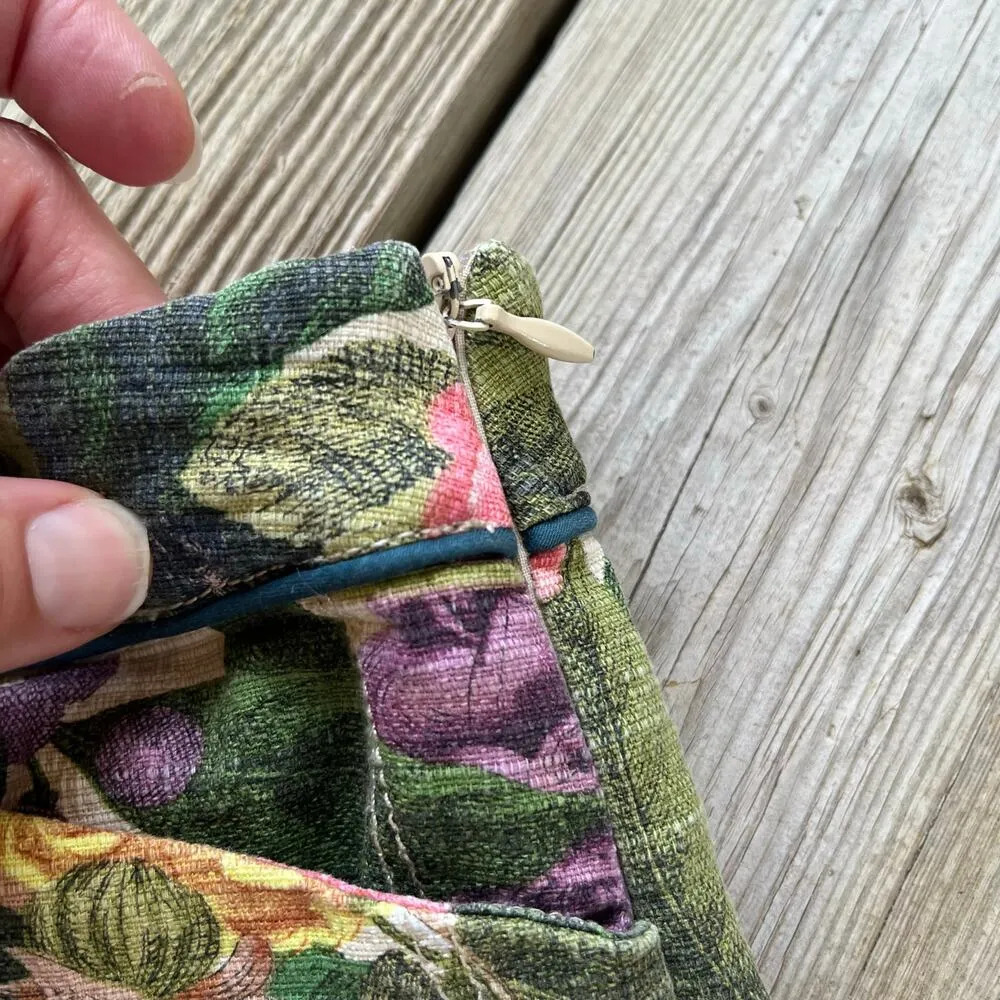 Anthropologie Elevenses Women's Colorful Floral Shorts Size 0 - Image 4