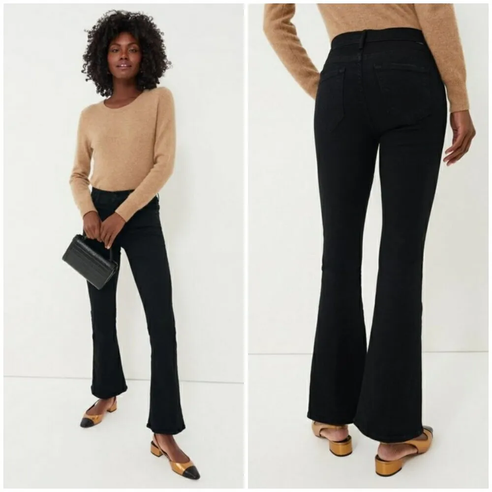 💕MOTHER💕 The Weekender Jeans ~ Not Guilty Black 33 Flare Leg - Image 4