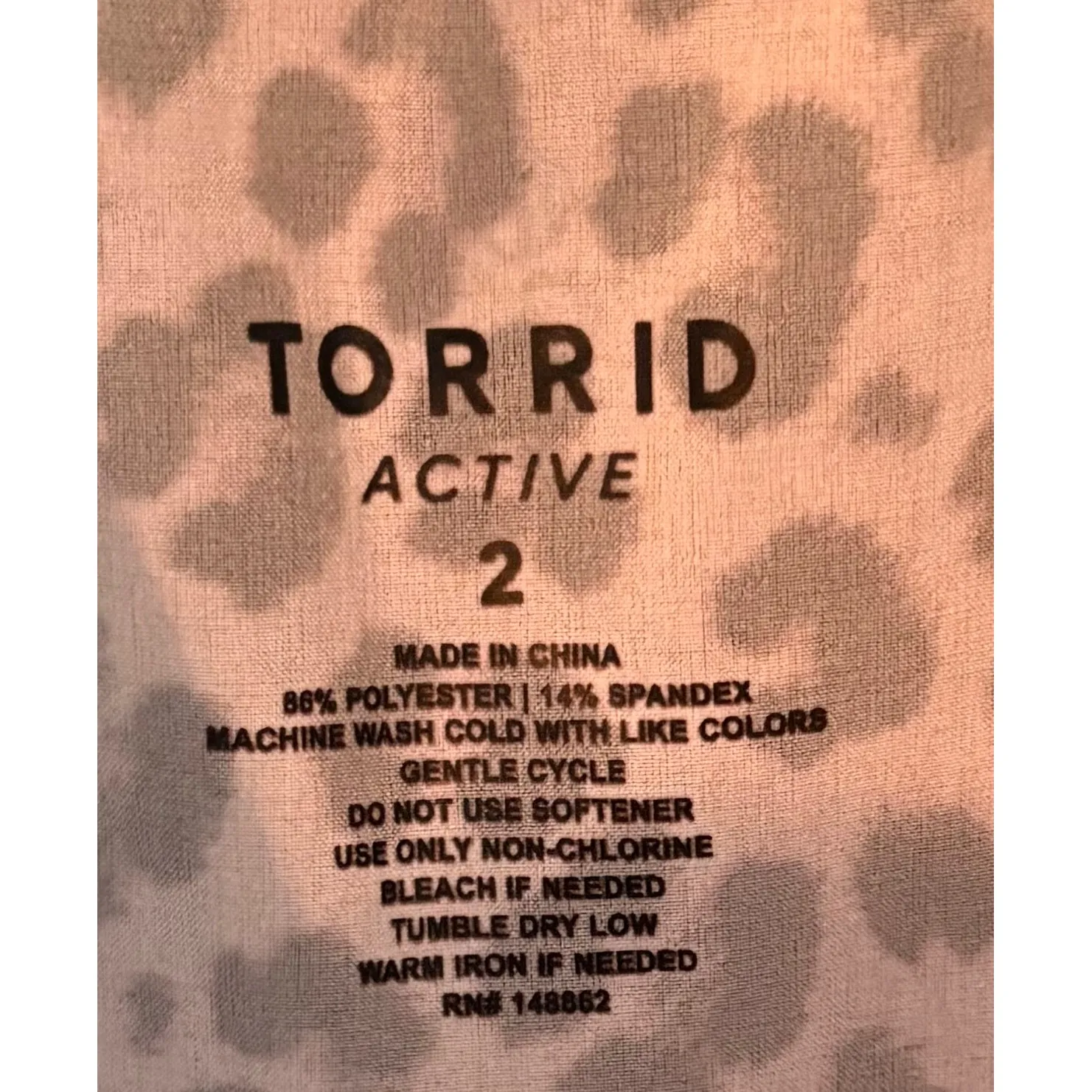 Torrid 2 Active Leopard Print Spaghetti Strap Romper Jumpsuit  2x 18 20 - Image 5