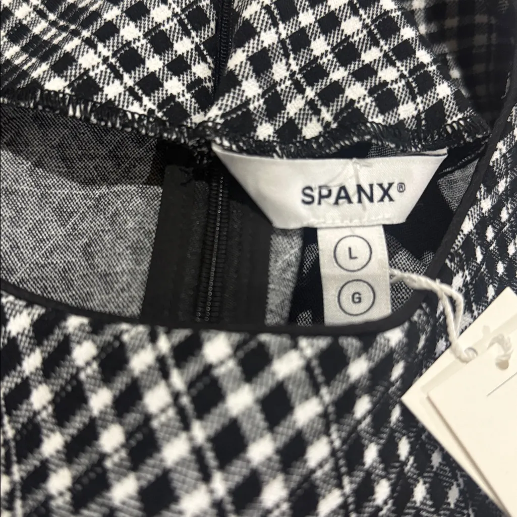 NWT SPANX Ponte Minidress IN JACCQUARD # 21063R - Image 8