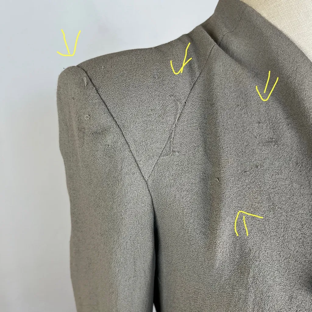 Helmut Lang Grey Asymmetrical Jacket - Image 4