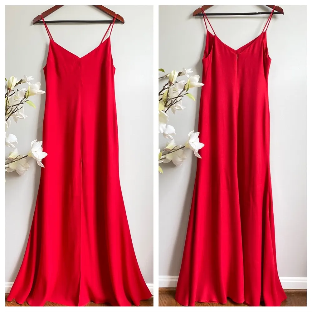 Reformation Luma maxi dress in red - Image 3