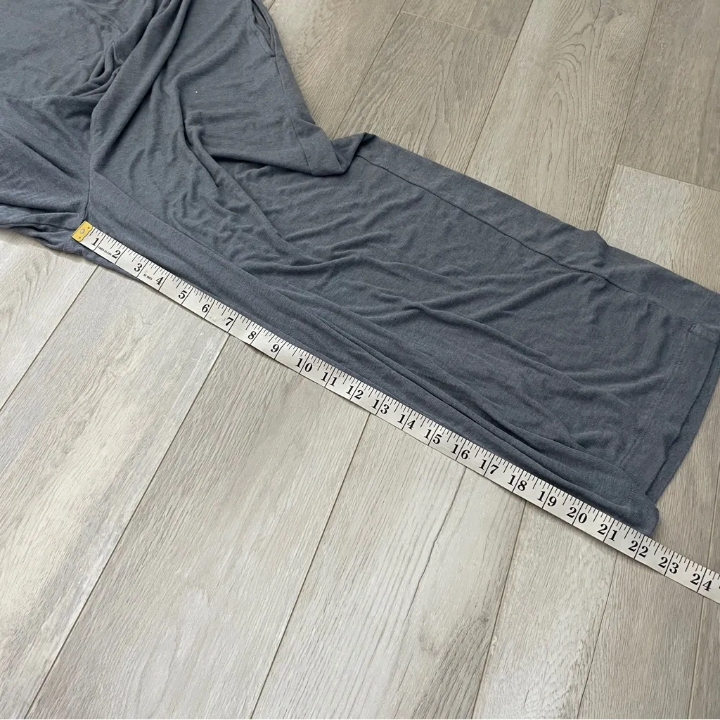 Every Lounge Jumpsuit v neck crop wide leg womens Blue xsmall casual minimalist Size XS - Image 6