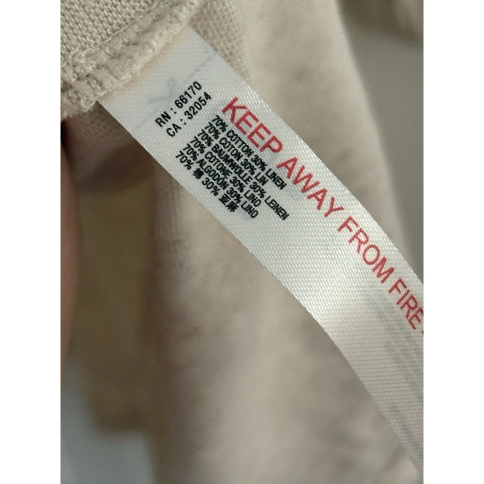 Free People Beach Matilda Mini Dress Small Ivory Linen Long Sleeve NWT - Image 4