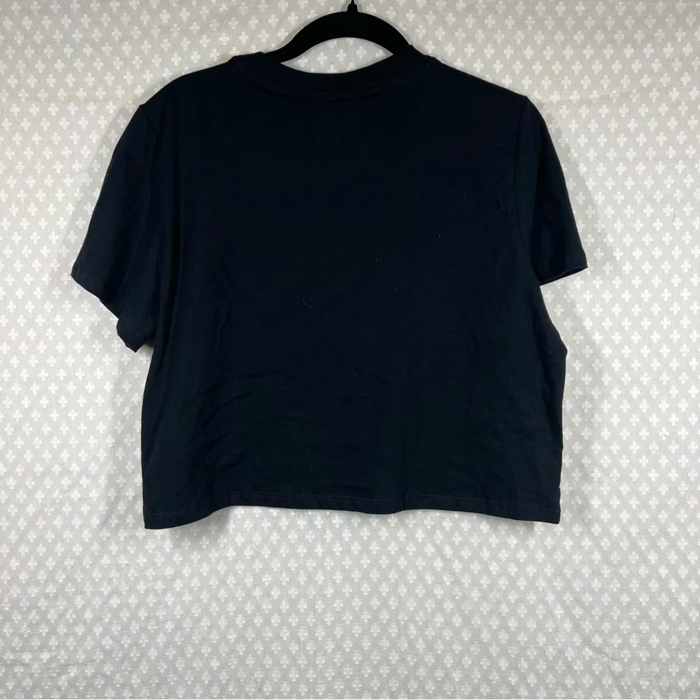 Reformation NWT Black Cropped Classic Crew Neck Tee‎ - Image 5