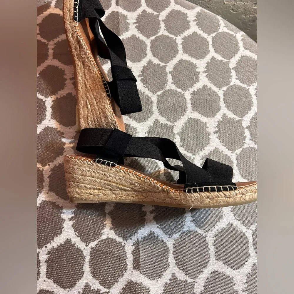 Tan and Black Toni Pons Wedge Sandals Made in Spain summer business casual beach Size undefined - Image 5