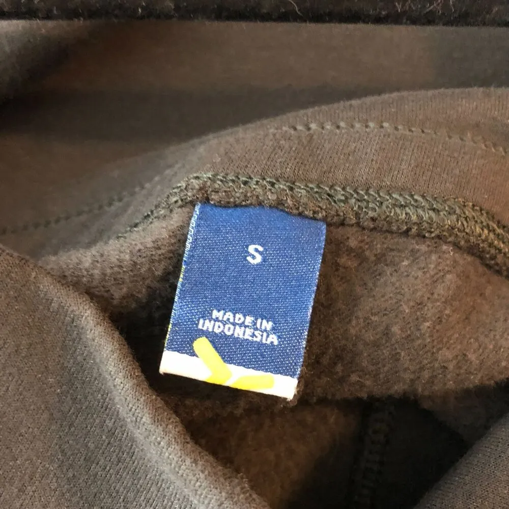 Old Navy High-Waisted Fleece Lined Dark Gray Jogger Pants With Pockets Size S - Image 3