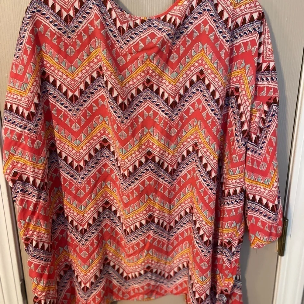 Roommates 100% rayon 3/4 sleeve open front cardigan. - Image 7