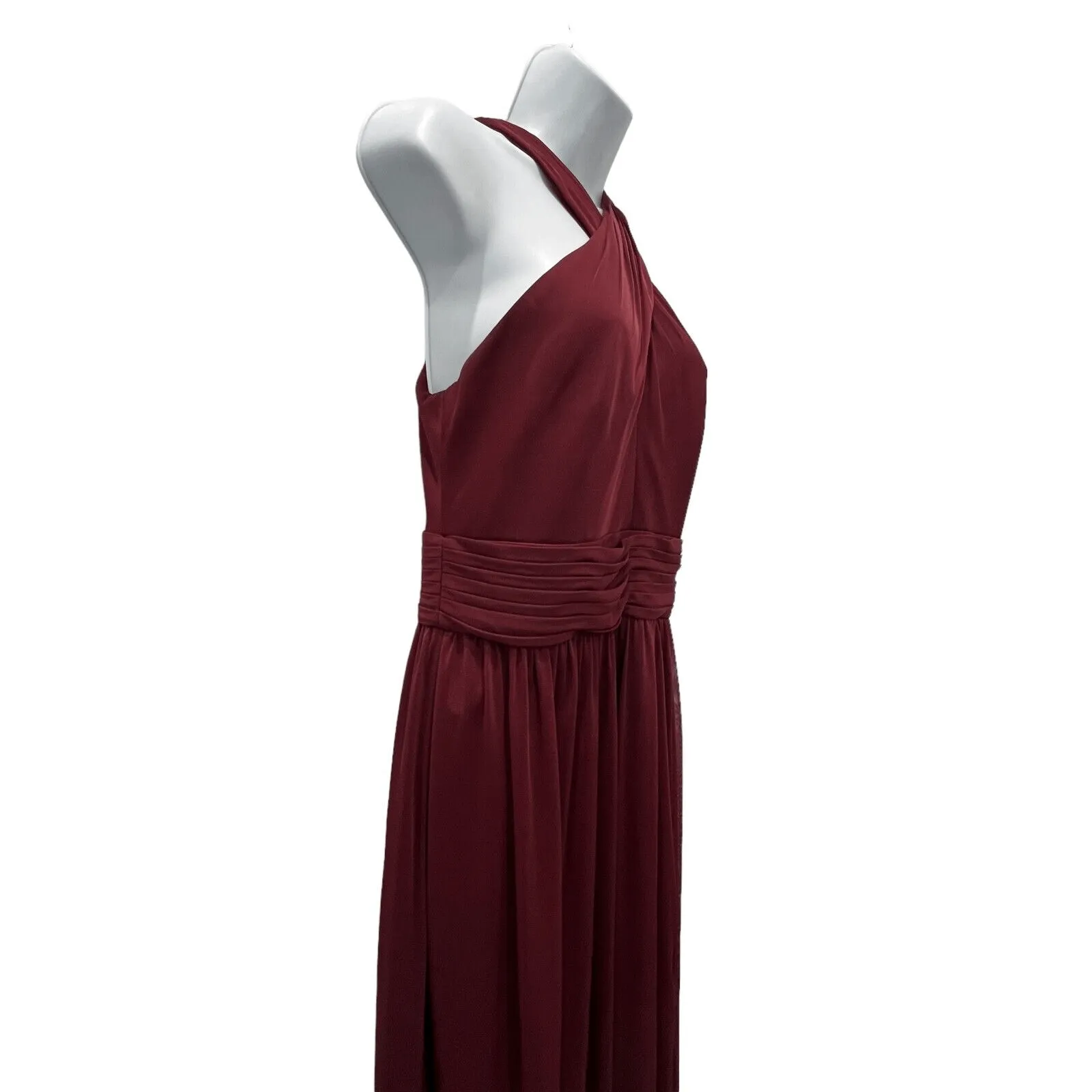 Celebrate DB Studio Full Length Bridesmaid Dress Wine Size 8 Prom Wedding Red - Image 5