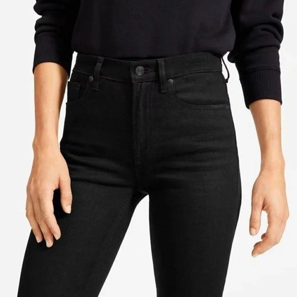 NWT Everlane The High Rise Skinny Jean in Black - Size 30 - Image 13