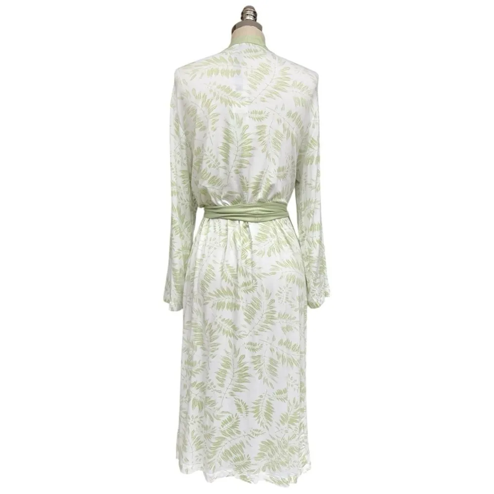 Hale Bob Robe Green Long Robe Size Medium NWT Great Christmas Gift Women - Image 7
