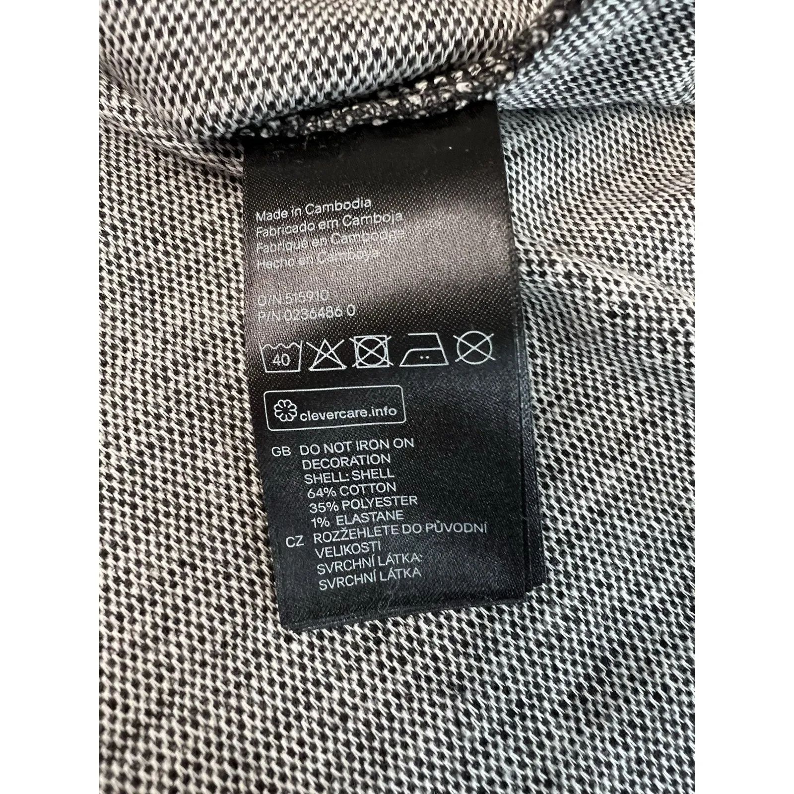 H&M Divided Marled Gray Knit Skate Dress 6 Casual‎ Business Above The Knee - Image 11