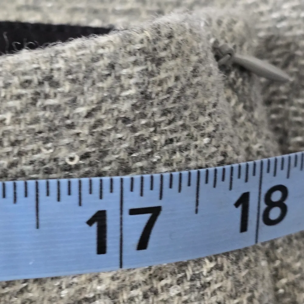 RSVP Talbots Gray Sequin Sparkle Herringbone Tweed Ankle Pants Size 12 - Image 13