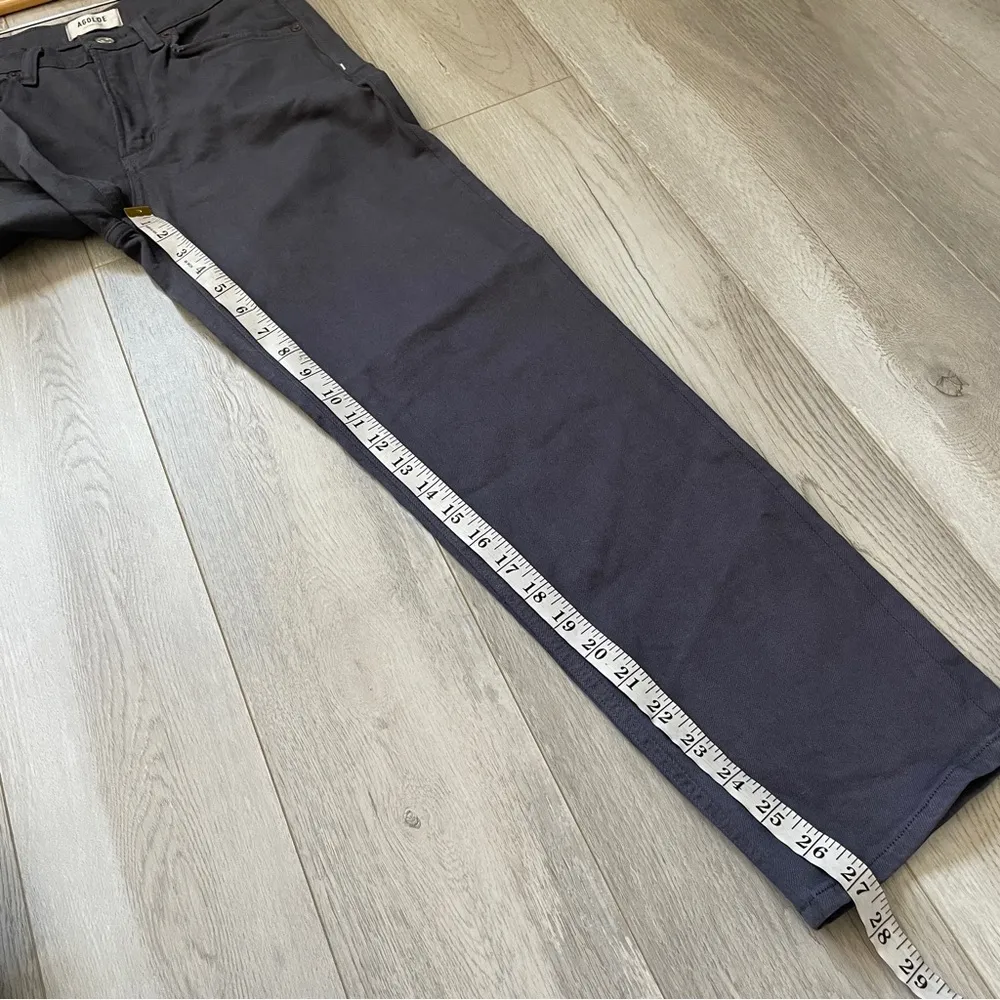 AGOLDE Kye Jeans mid rise straight crop womens Purple Gray (size 25) minimalist - Image 3