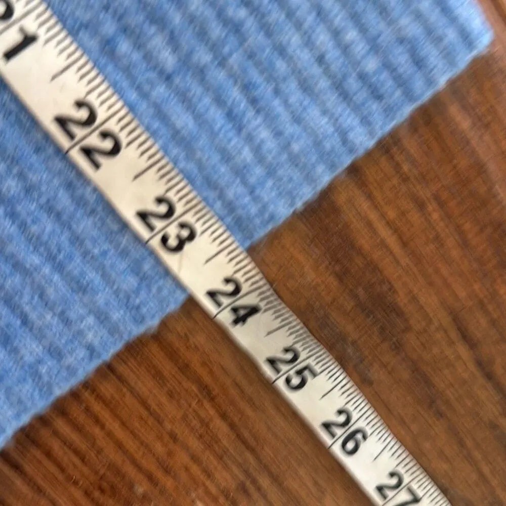 J.crew blue wool blend puff sleeve sweater small Blue - Image 5